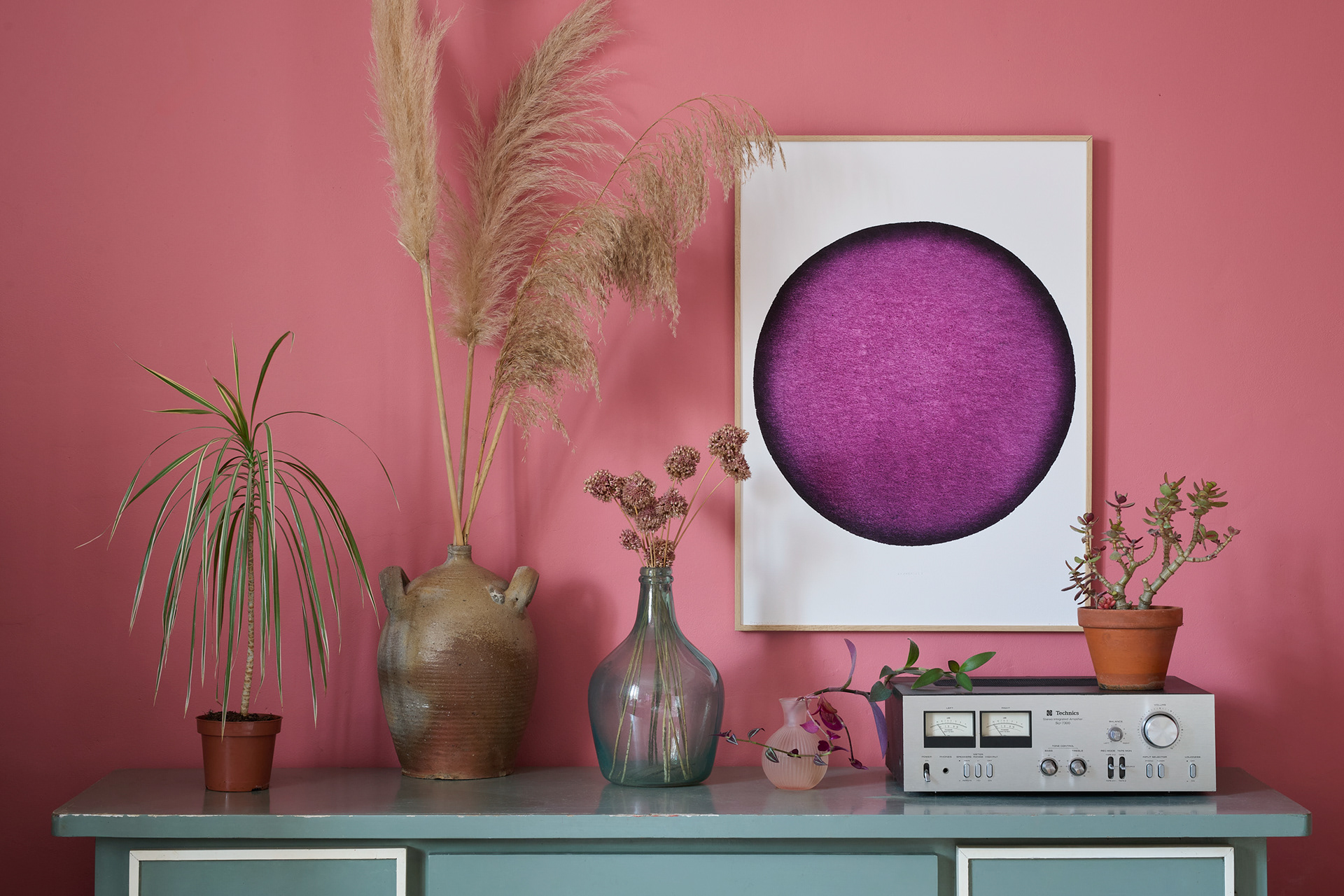 Série N°1 - Cochenille N°1.2 - 50x70cm