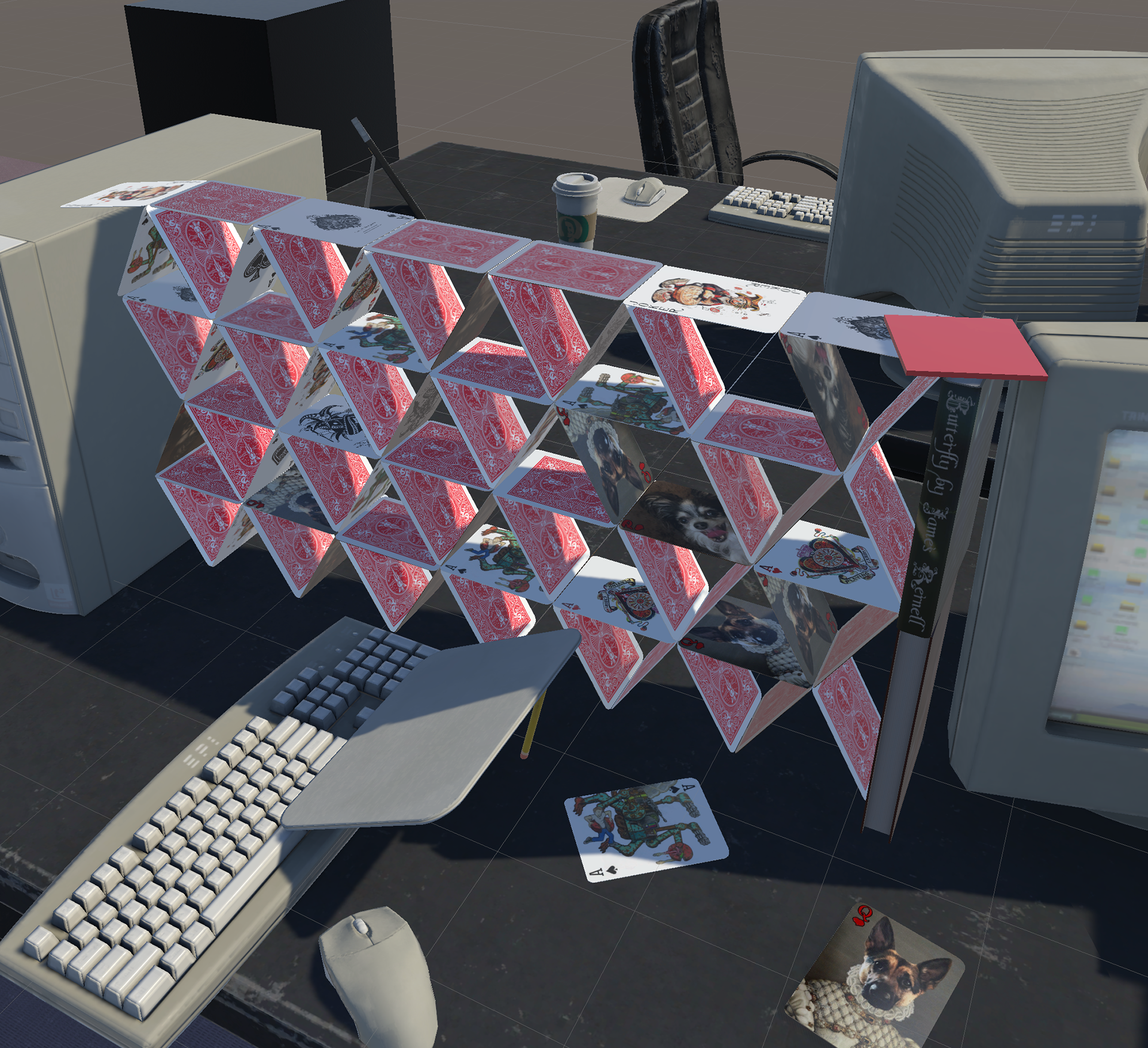 Yes, it was about as tedious to set up as it looks.*