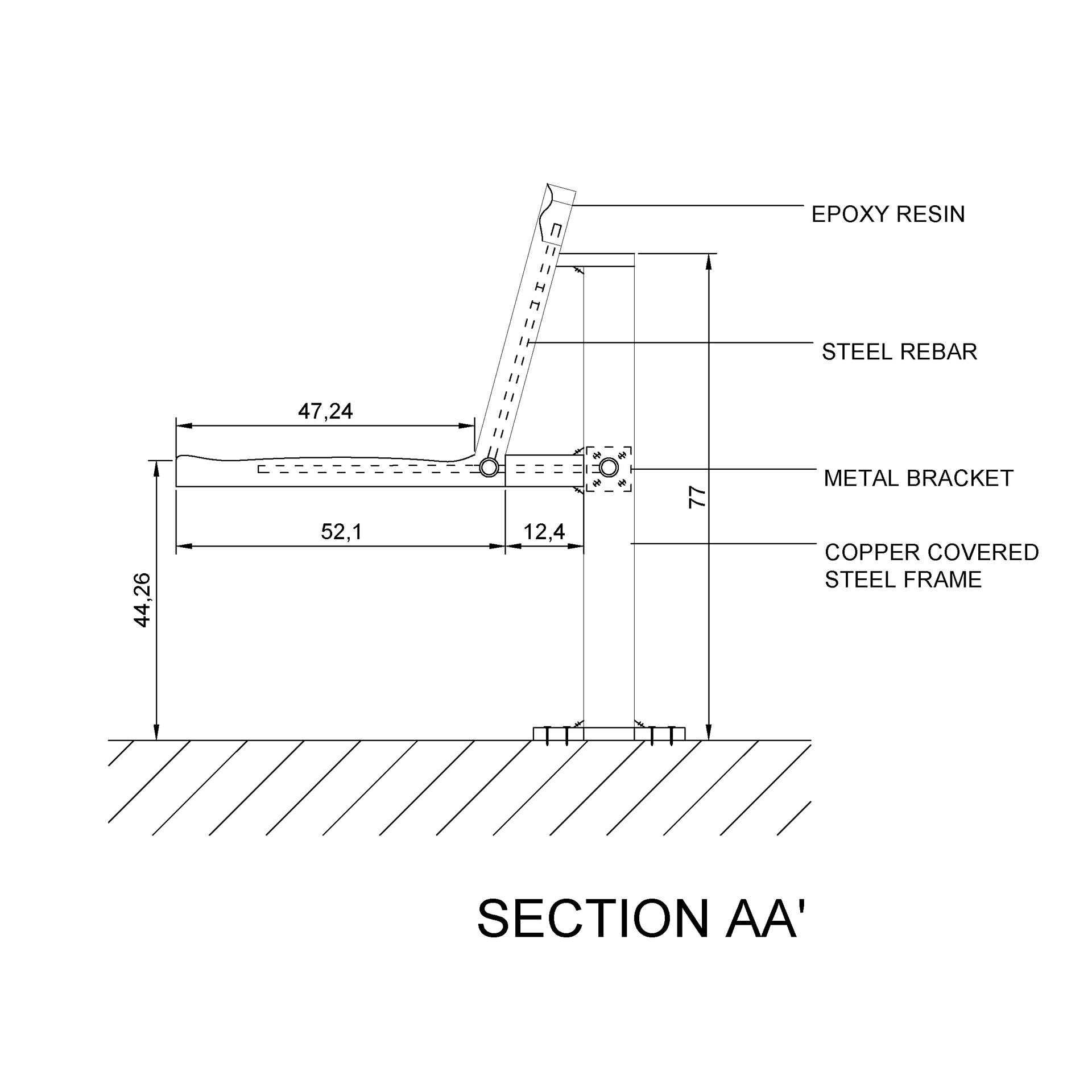 Section AA'