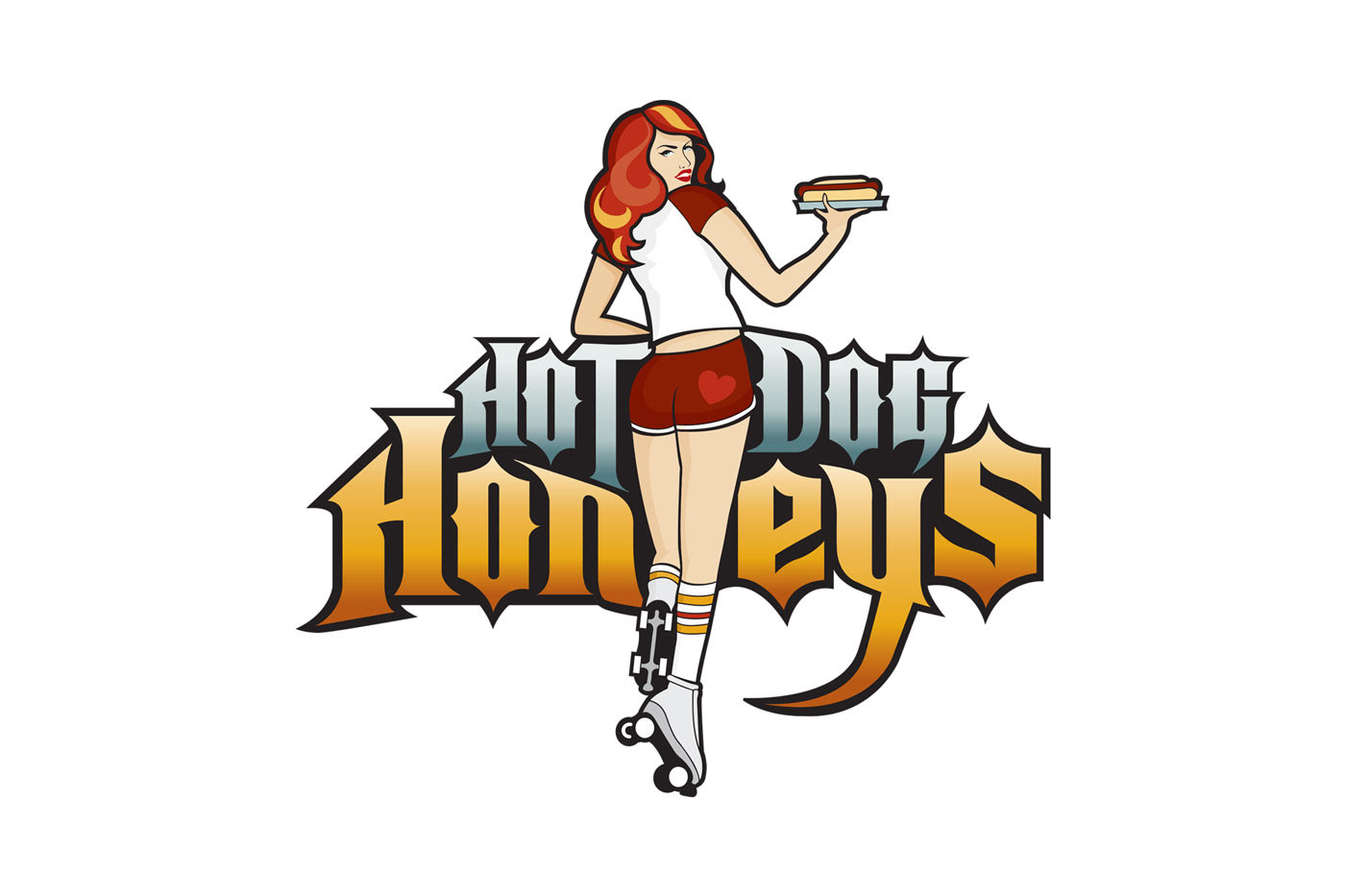 Mark Anthony Munoz Hot Dog Honeys Logo