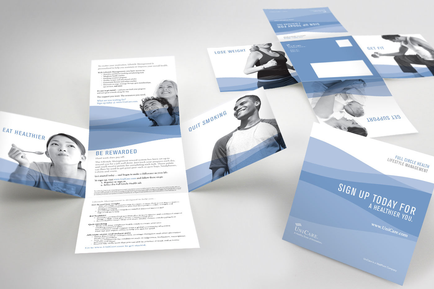 Mark Anthony Munoz: UniCare Enrollment Campaign: Membership Brochure