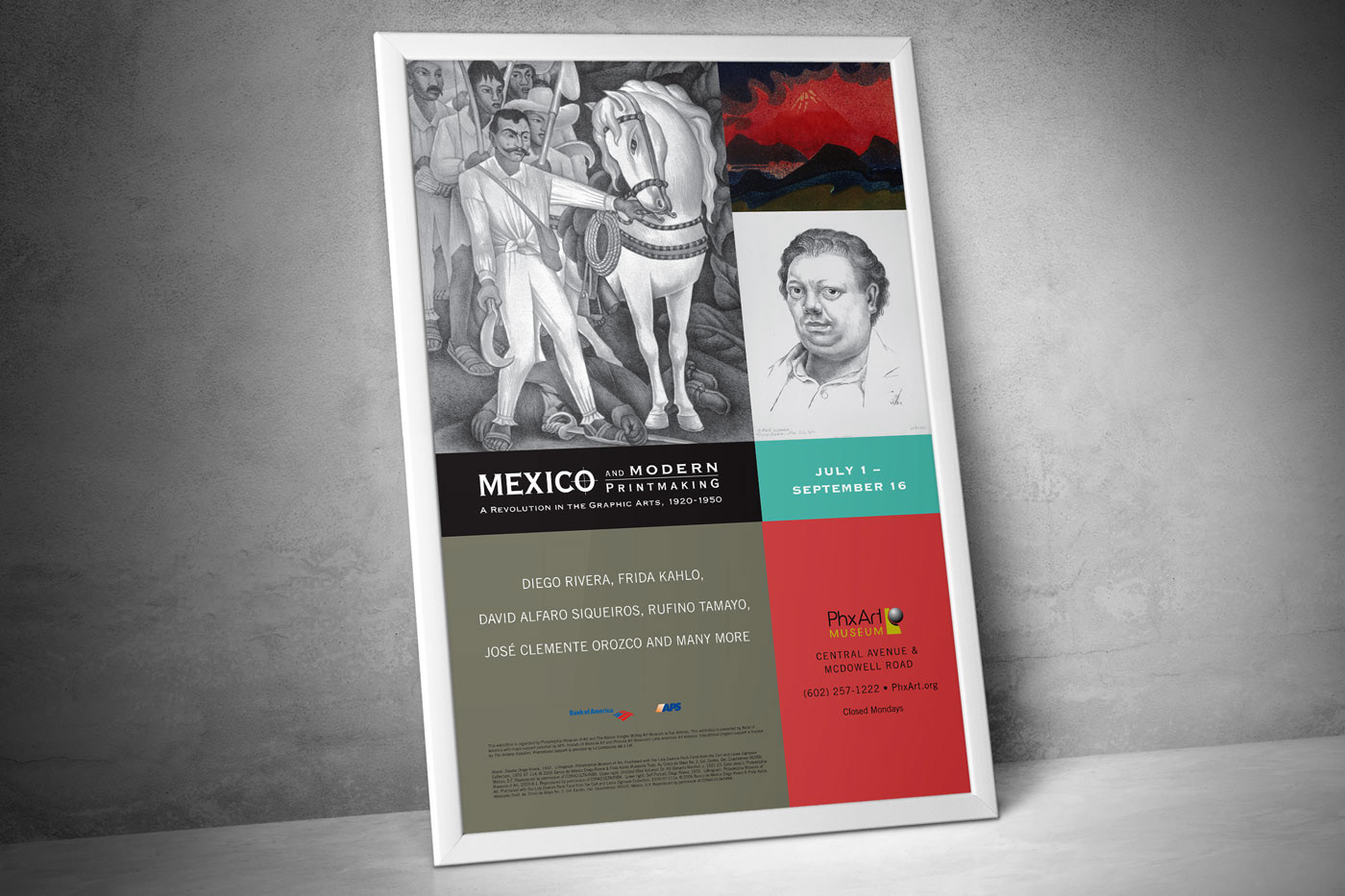 Mark Anthony Munoz Phoenix Art Museum MEXICO Printmaking Poster
