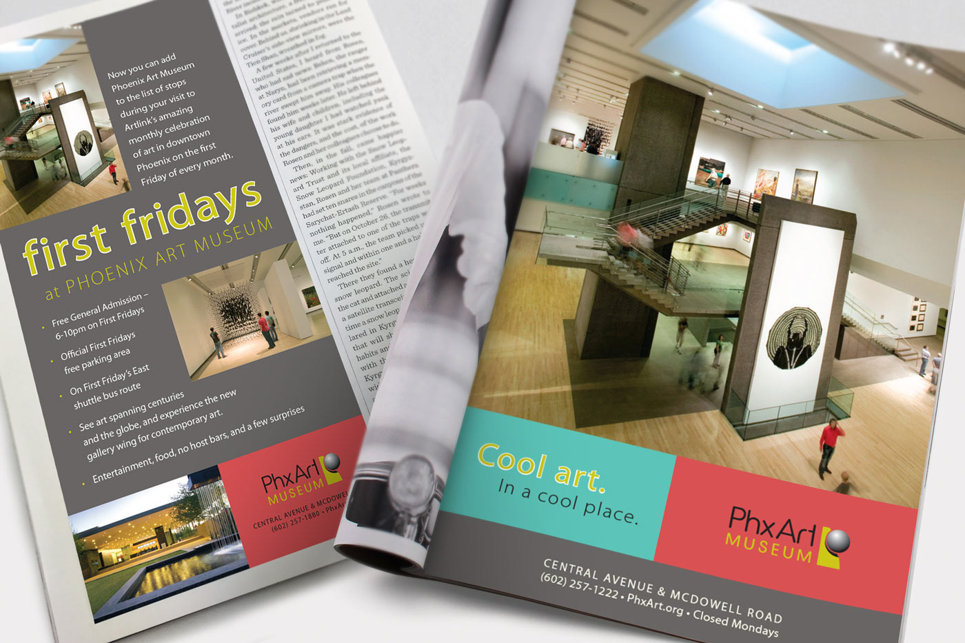Mark Anthony Munoz Phoenix Art Museum Ads