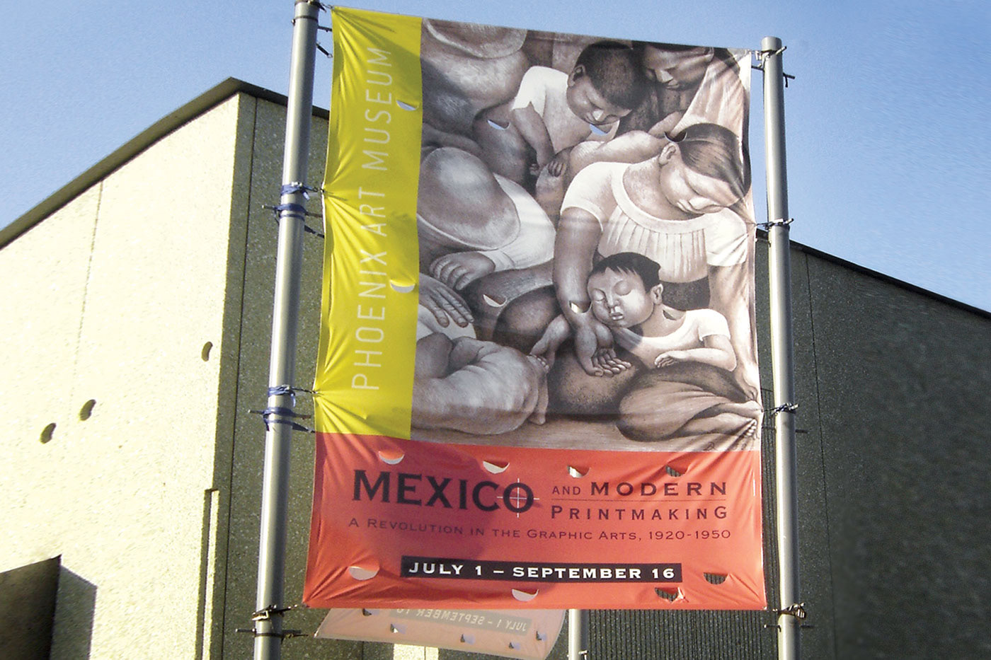 Mark Anthony Munoz Phoenix Art Museum MEXICO Printmaking Banner