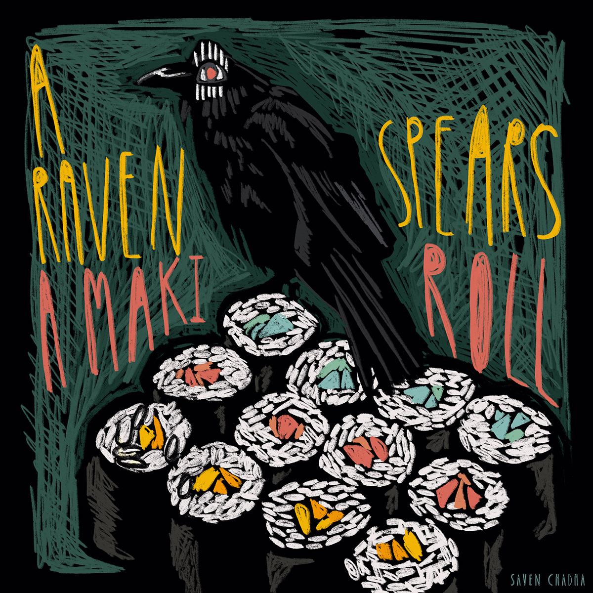 A Raven Spears A Maki Roll, 2018