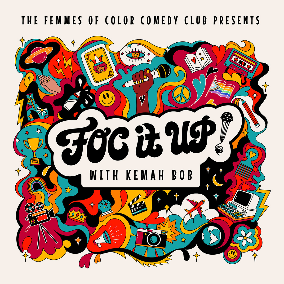 Podcast cover design & illustration, 2022