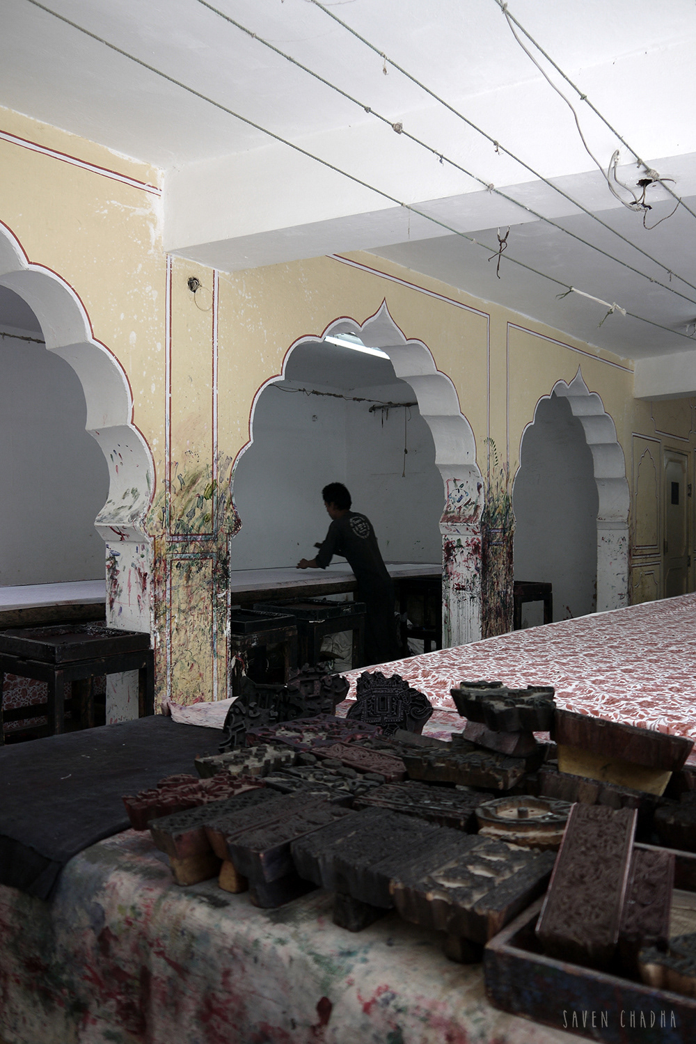 Block Printing Studio, India, 2013