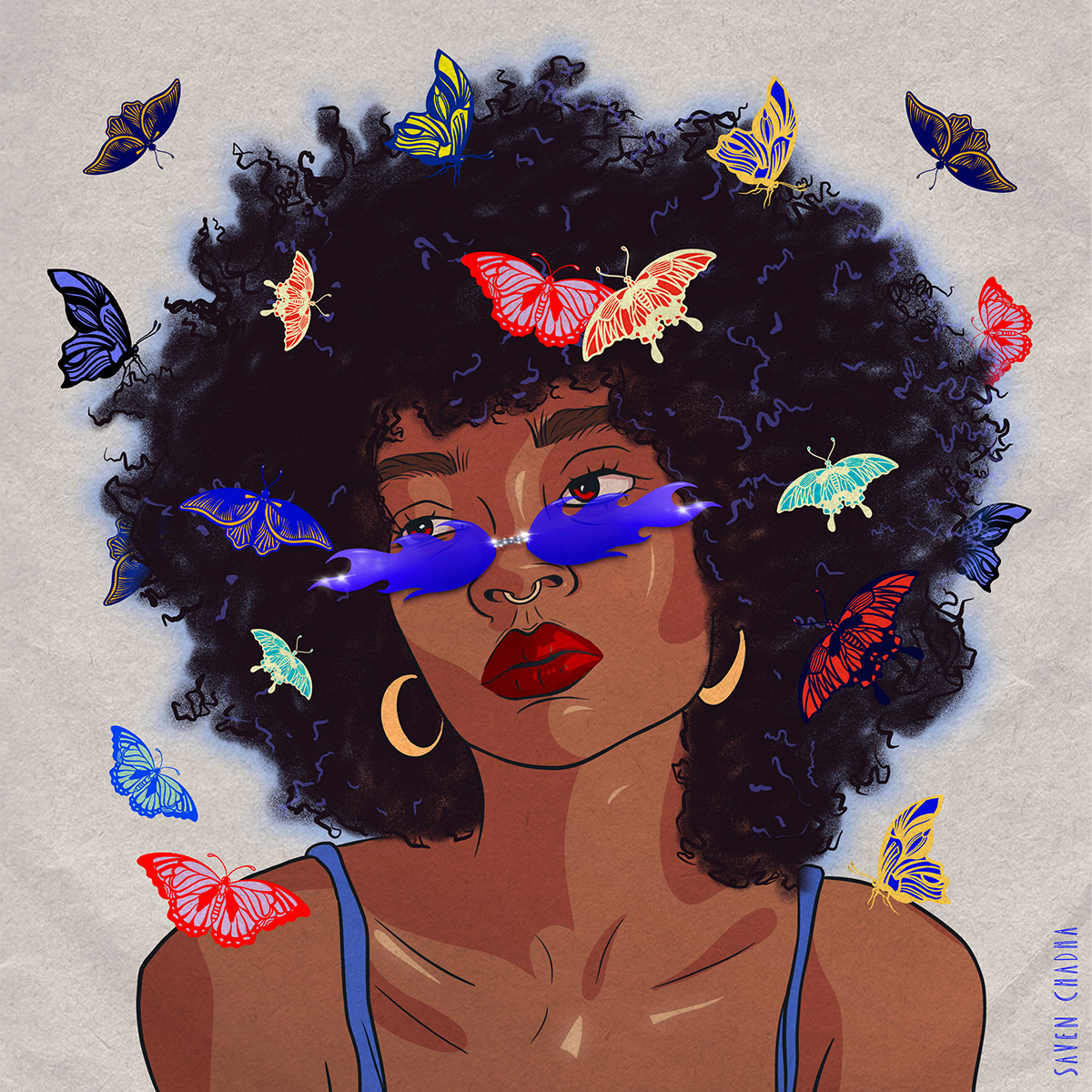 The Flame Sunglesses and Butterflies Filter, 2022