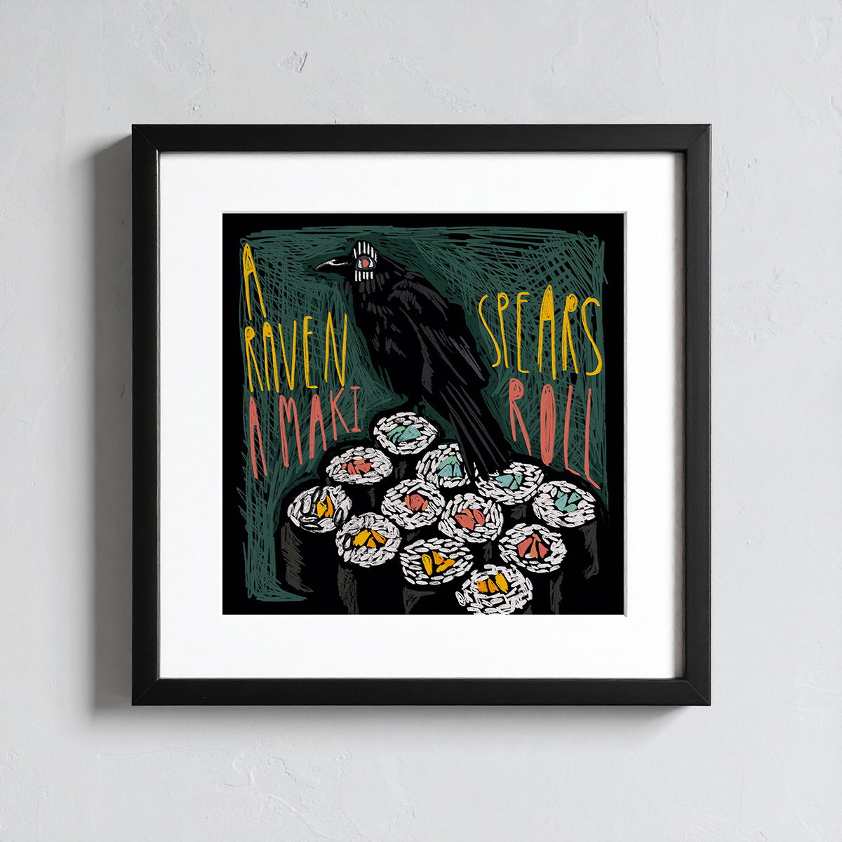 A Raven Spears, Illustration Commission, 2018