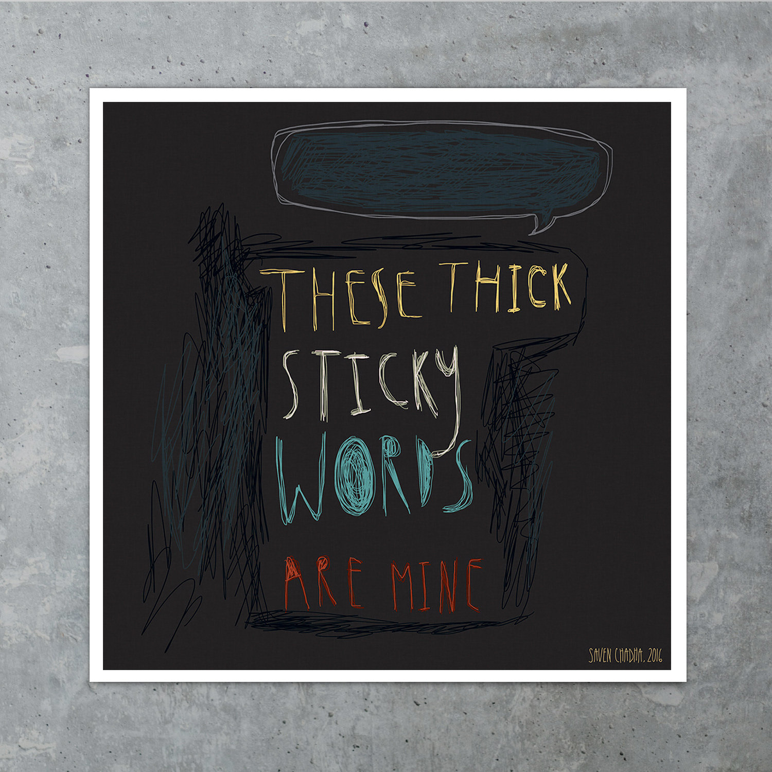 Thick Sticky Words, 2016