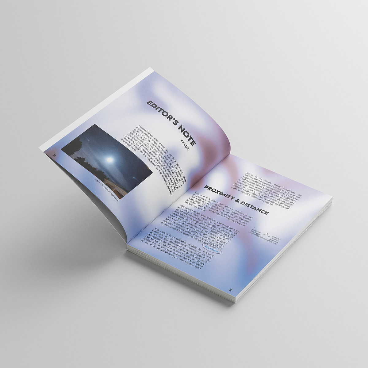 Paraselene - edited by Lux Pyre, designed by Anaïs Cosine, produced by Anjali Prashar-Savoie @ Moon Press