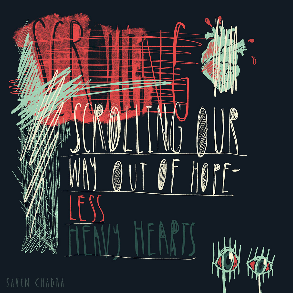 Feel Everything: Illustrated Verse, experimental illustration, 2016-2023