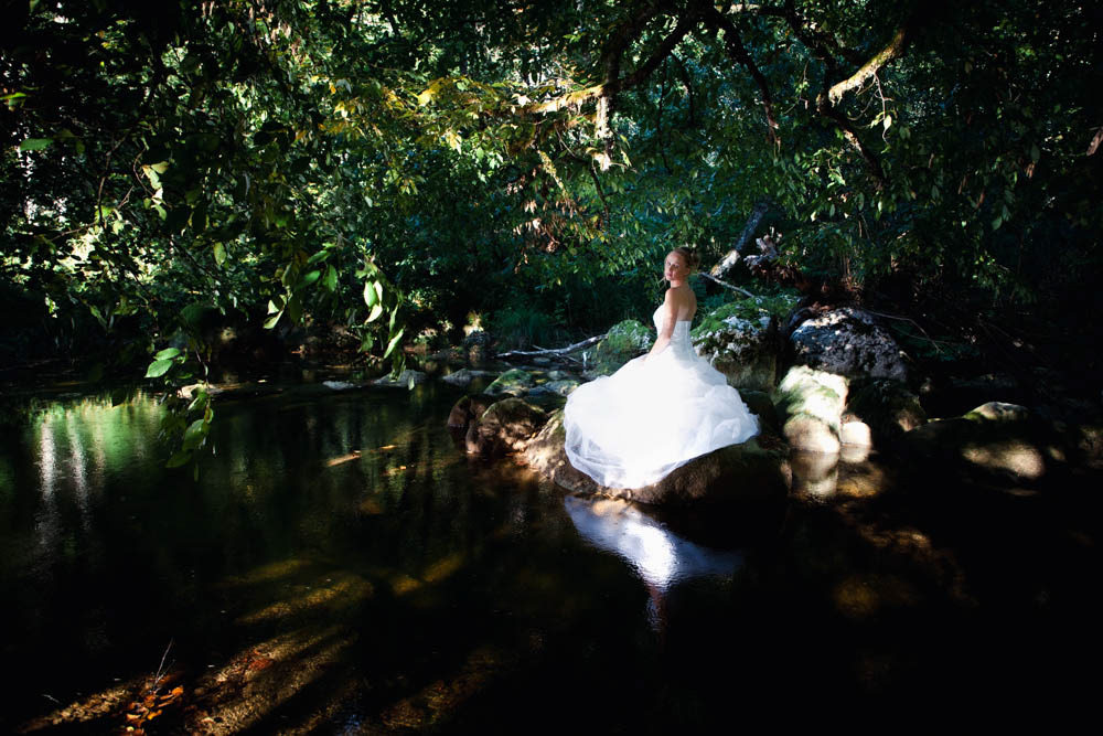 la mariée aux Gorges du Groin