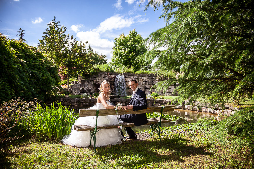 photo de mariage au domaine privé à Bourg-St-Christophe