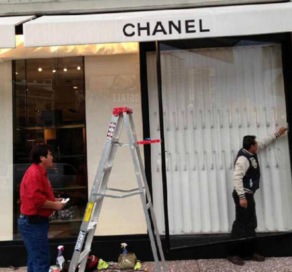 Mantenimiento para todas las tiendas Chanel 