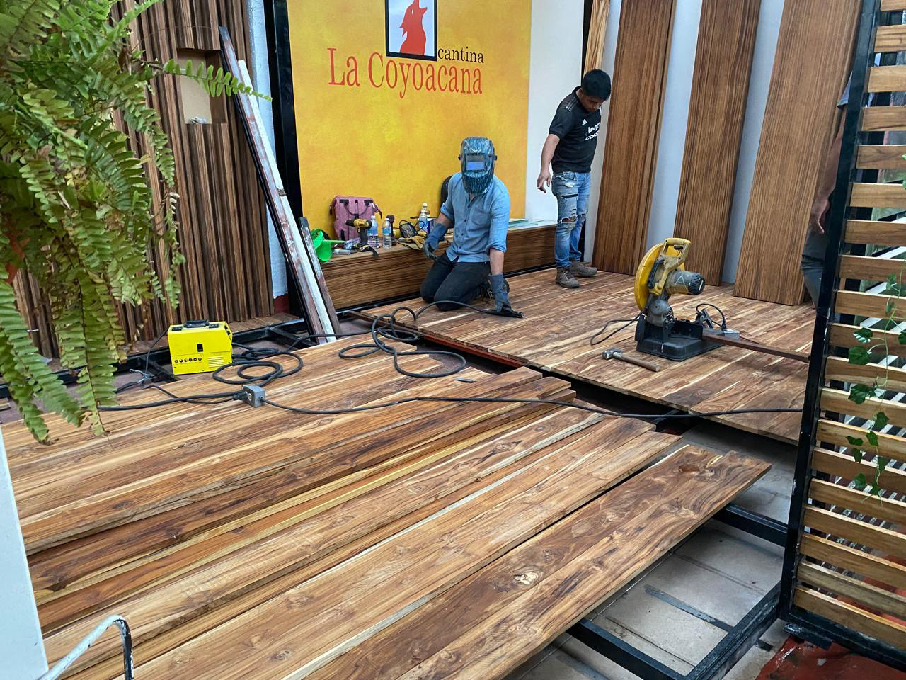 Construcción de pérgola | Cantina La Coyoacana 