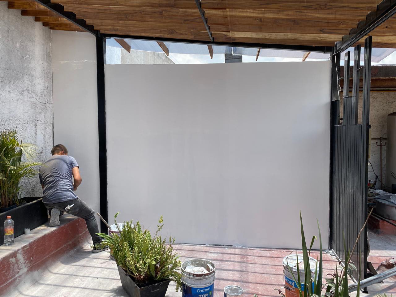 Construcción de pérgola | Cantina La Coyoacana 