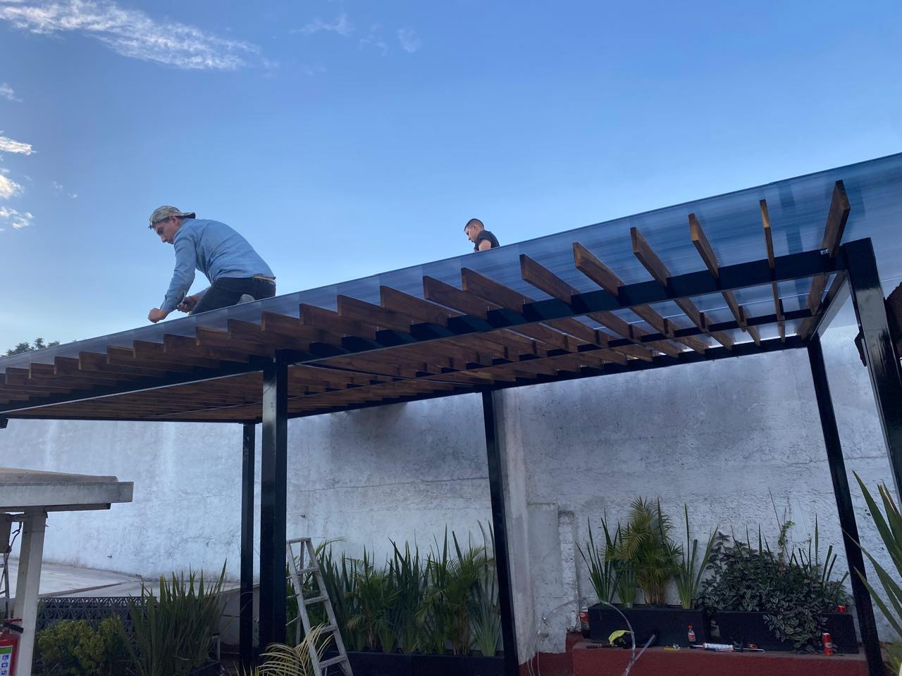 Construcción de pérgola | Cantina La Coyoacana 
