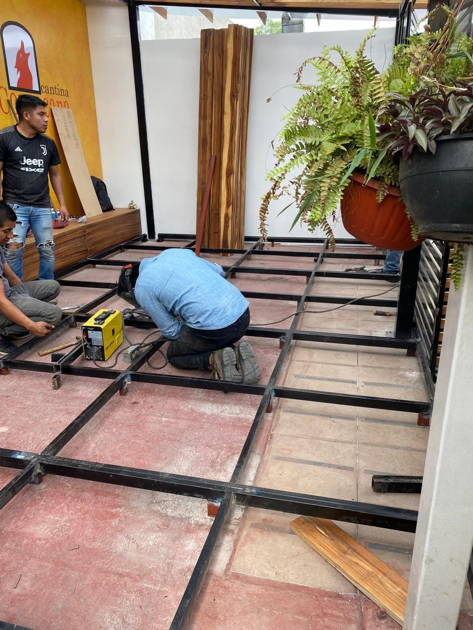 Construcción de pérgola | Cantina La Coyoacana 