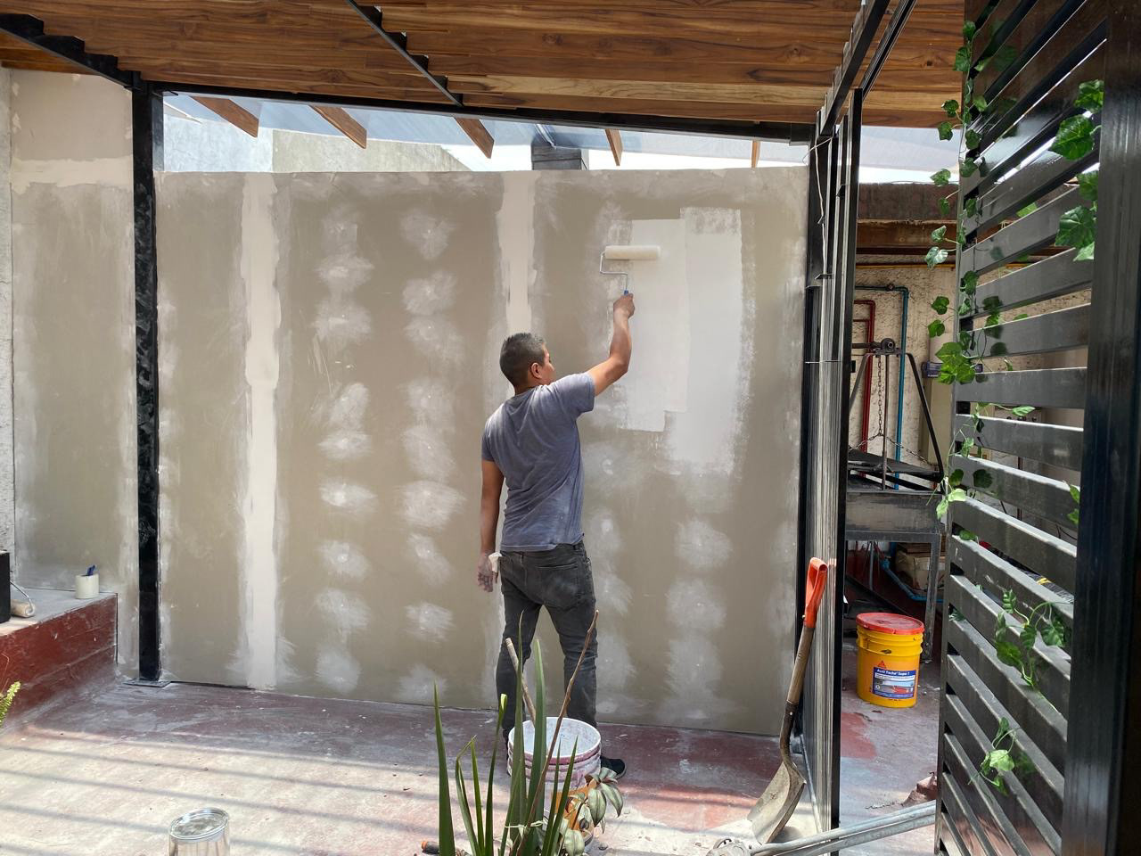 Construcción de pérgola | Cantina La Coyoacana 
