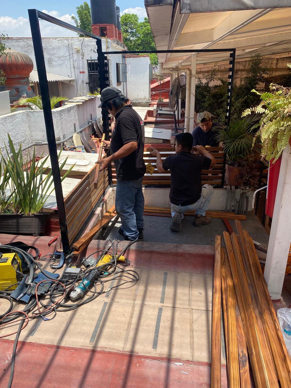 Construcción de pérgola | Cantina La Coyoacana 