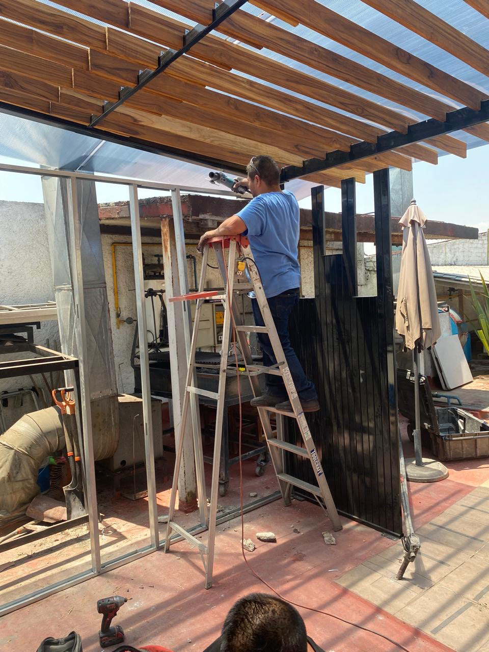 Construcción de pérgola | Cantina La Coyoacana 