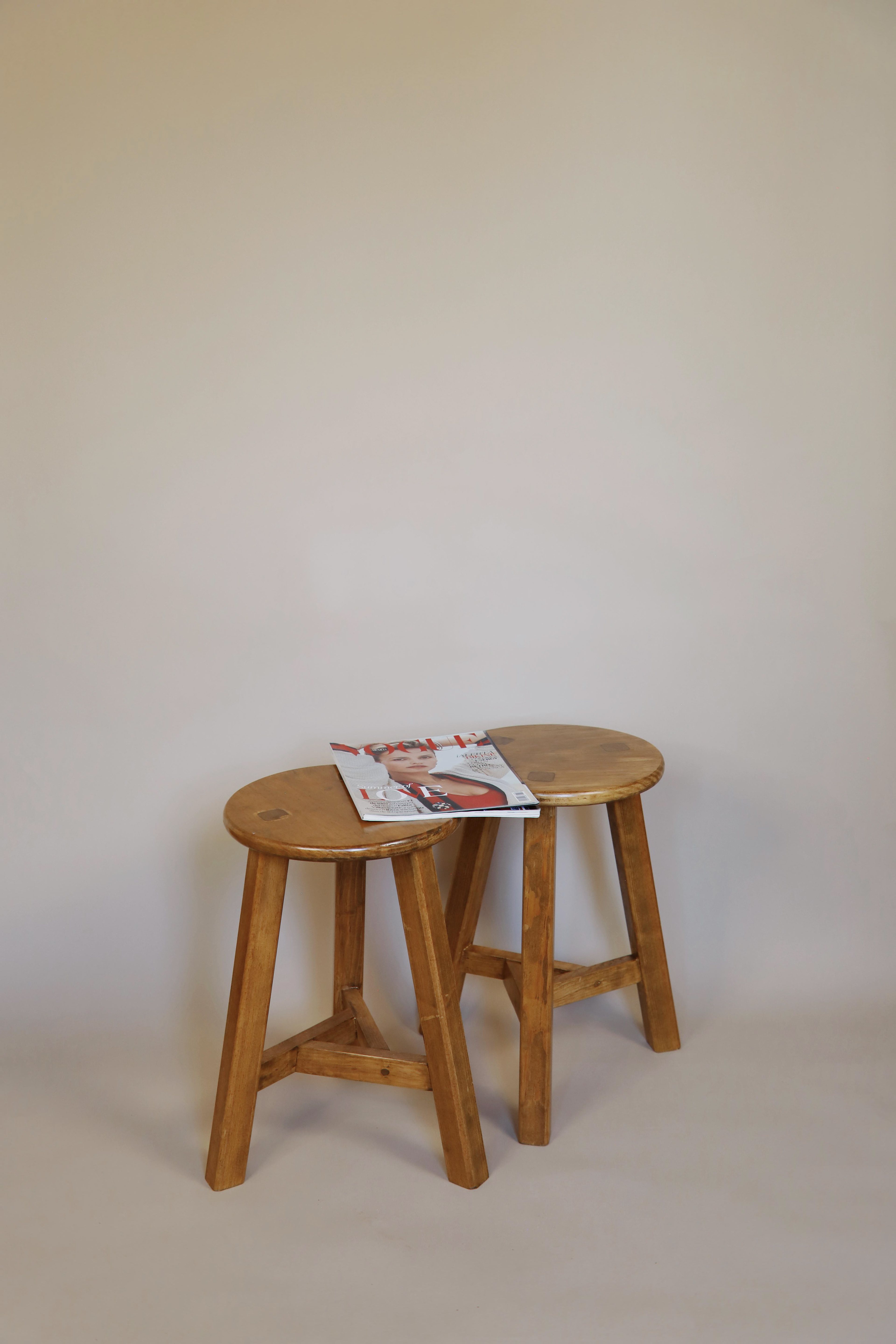 taburetes de madera