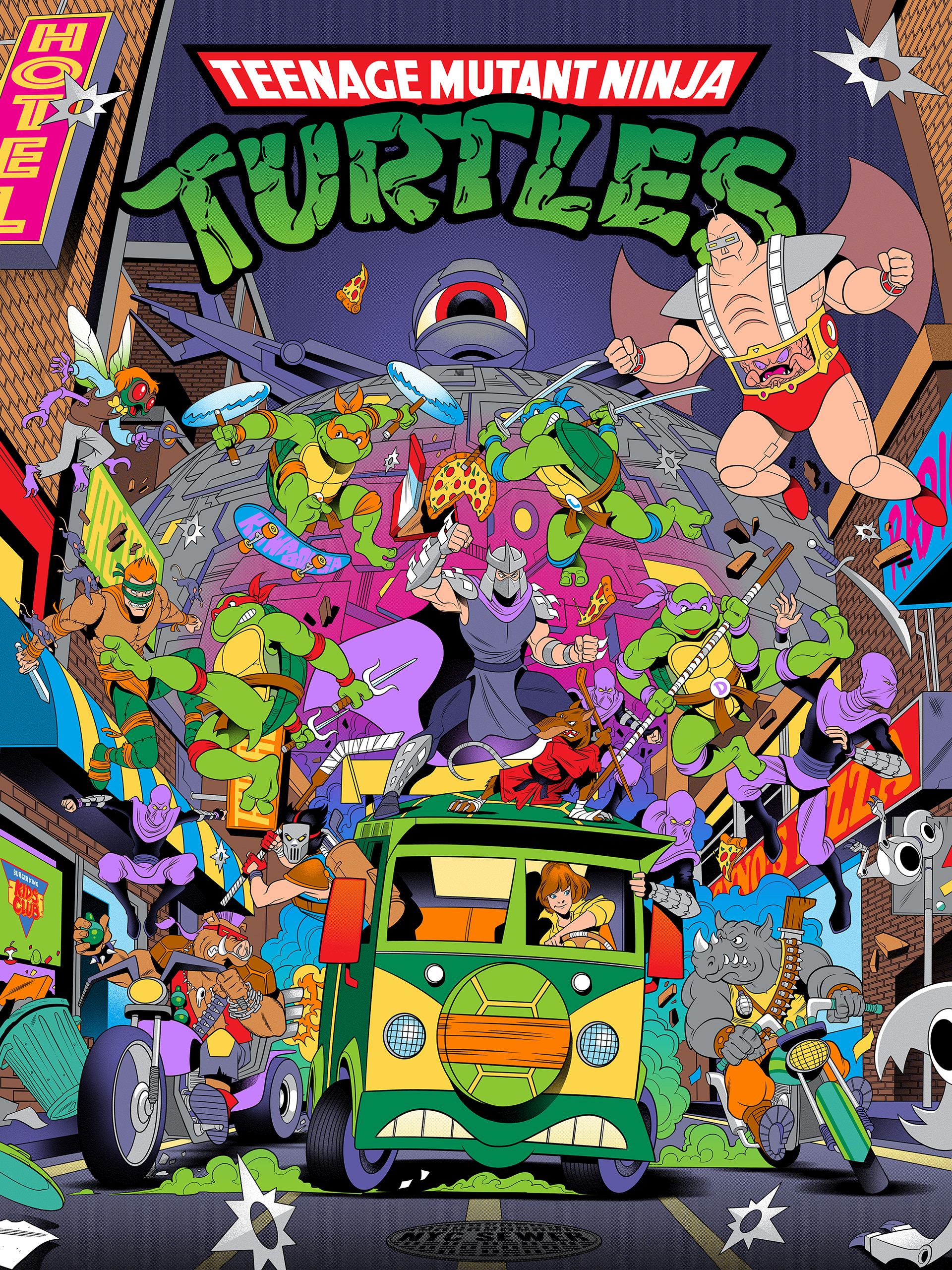 TMNT Teenage Mutant Ninja Turtles  Ninja turtles cartoon, Teenage