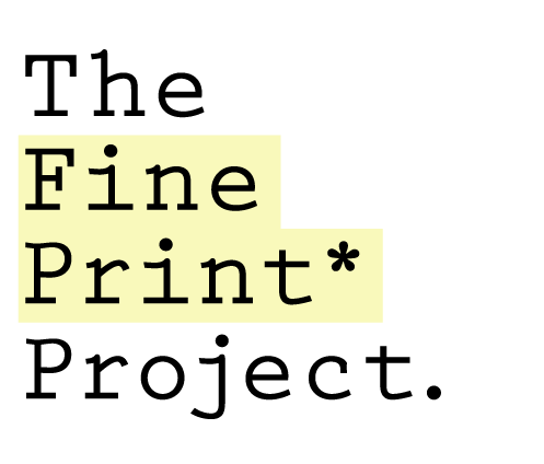The Fine Print Project.