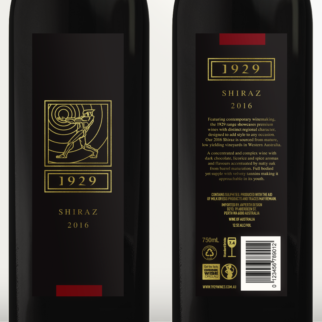 AVPerth Wine Label