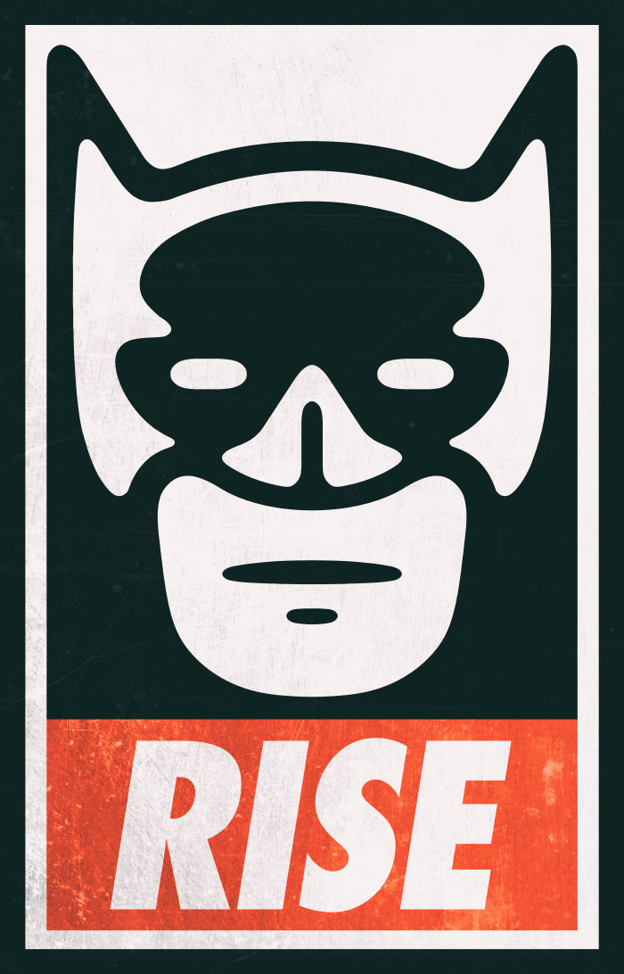 AVPerth Batman Rise Sticker