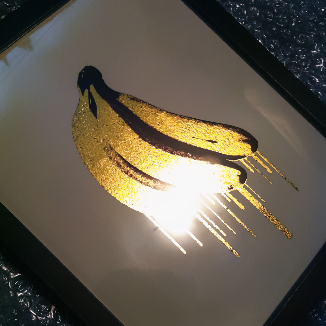 AVPerth Banana Drip Gold Foil