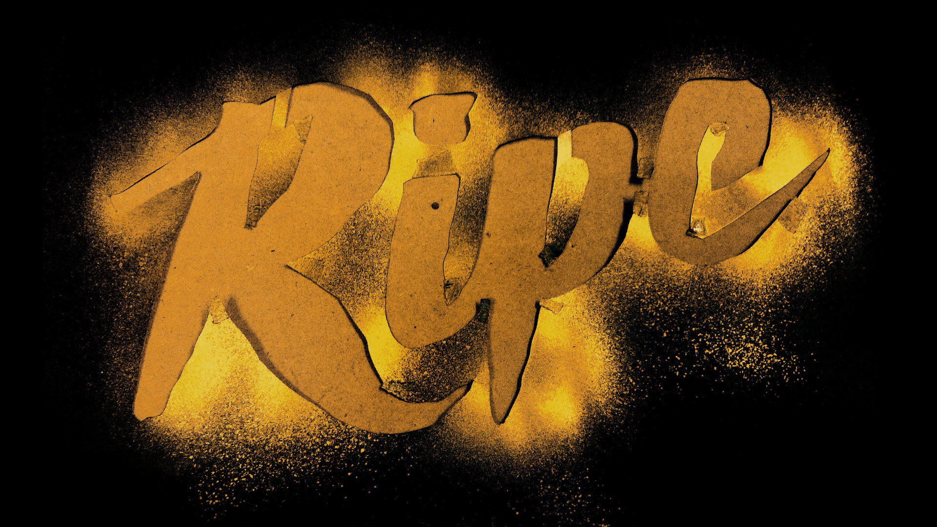 AVPerth Gold Ripe Spraycan Art