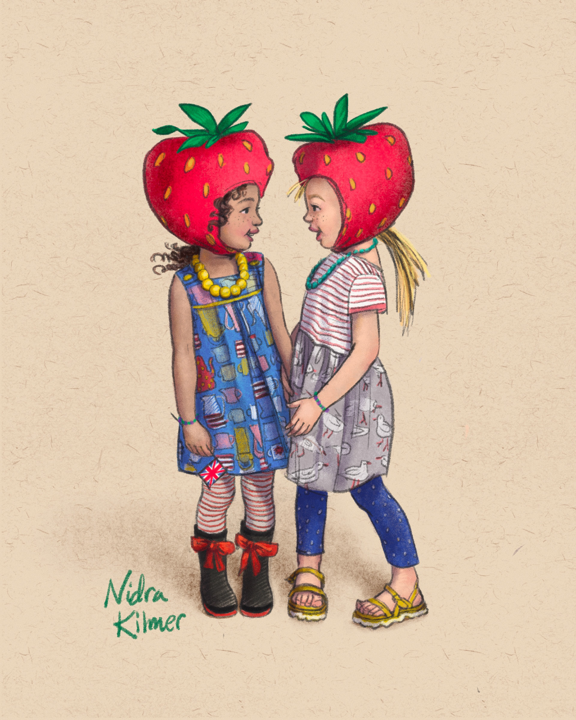 BFFs and Wimbledon hats.