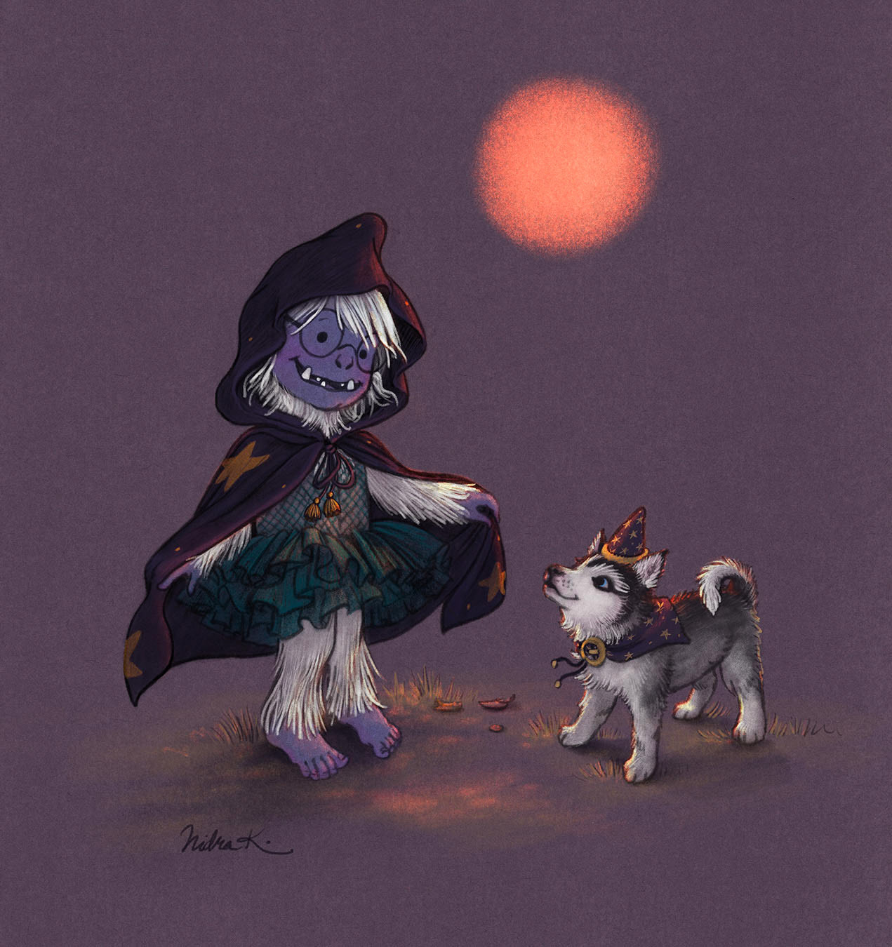 Willow and Miska Halloween