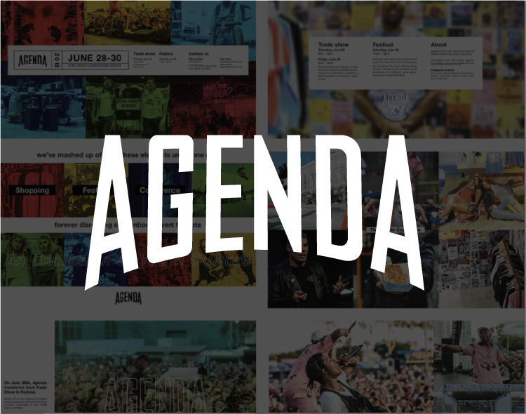 created by chip, chip Marucci, graphic design, art director, creative director, Agenda Trade Show