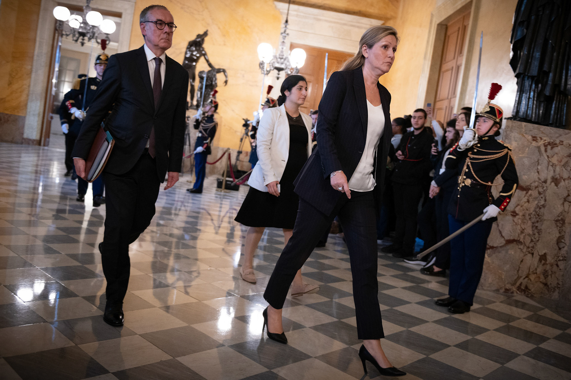 Yaël Braun-Pivet, présidente de l'Assemblée Nationale, Palais Bourbon