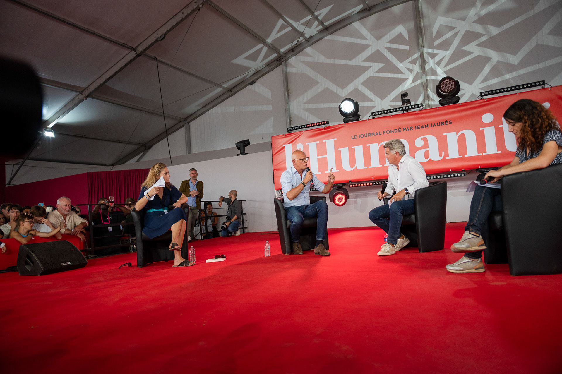 Edouard Philippe et Fabien Roussel, Fête de l'Humanité