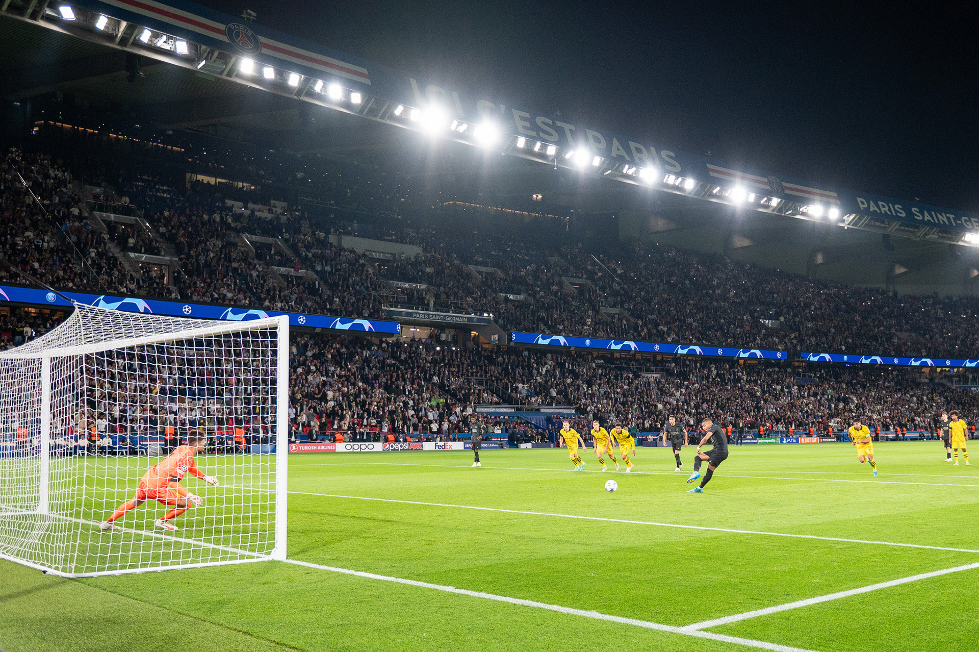 K. Mbappé, penalty, Parc des Princes