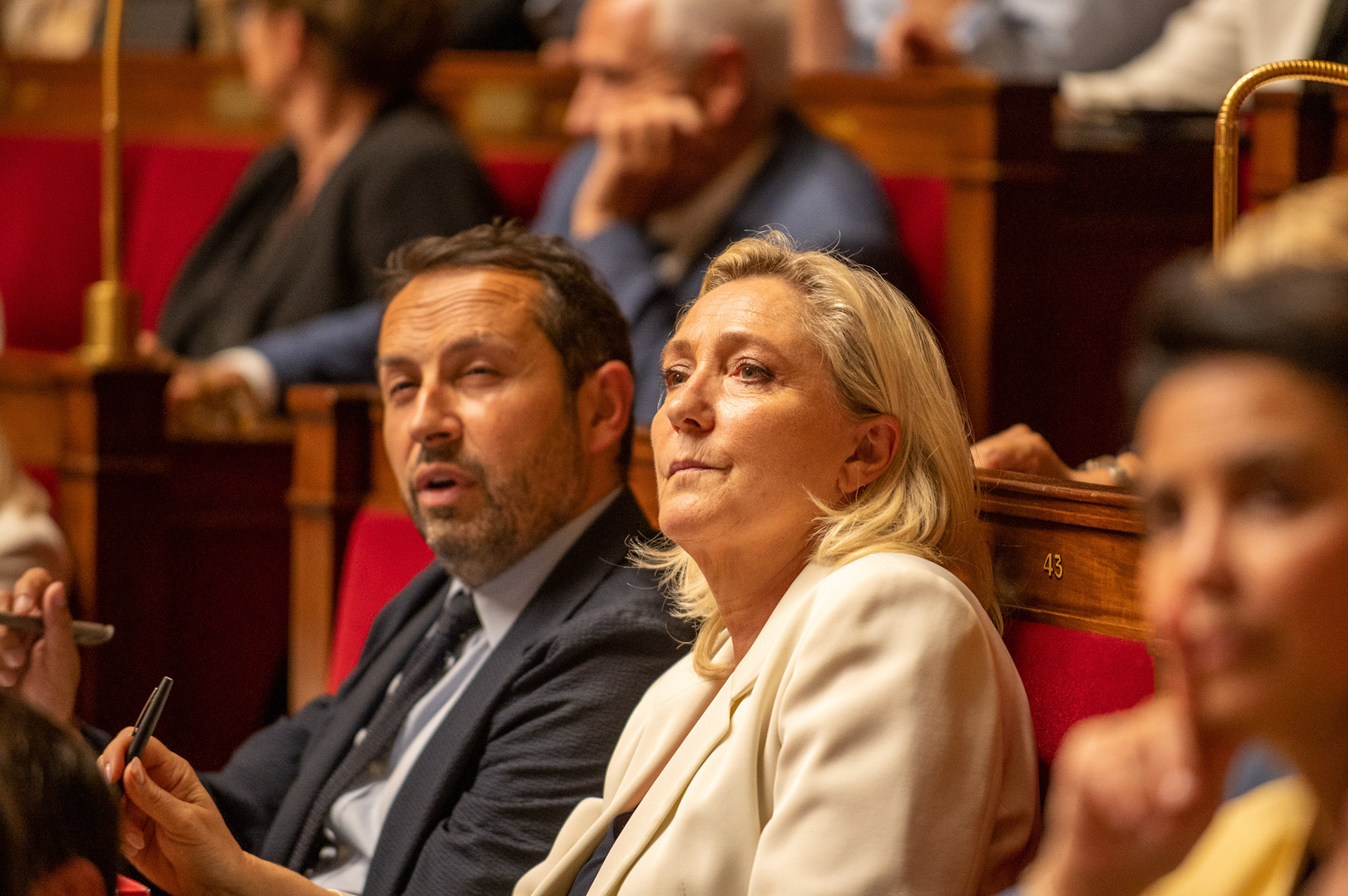 Marine Le Pen, Séance publique, Assemblée Nationale