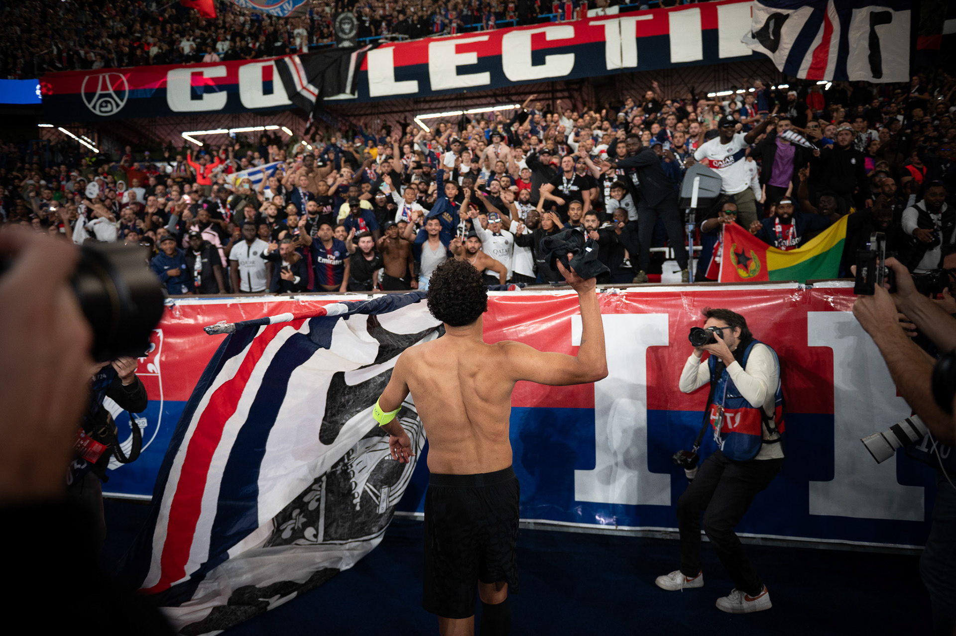 Marquinhos, Tribune Auteuil