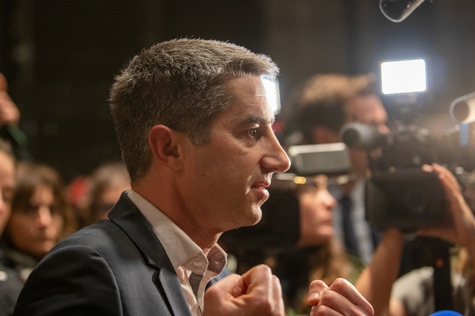 François Ruffin, réunion contre la loi d'augmentation d'âge de la retraite