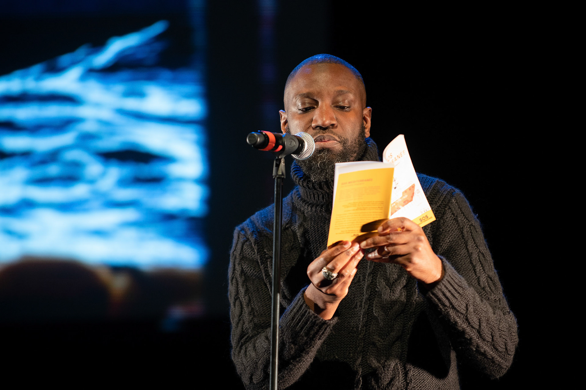 Abd Al Malik, lecture pour SOS Méditerranée