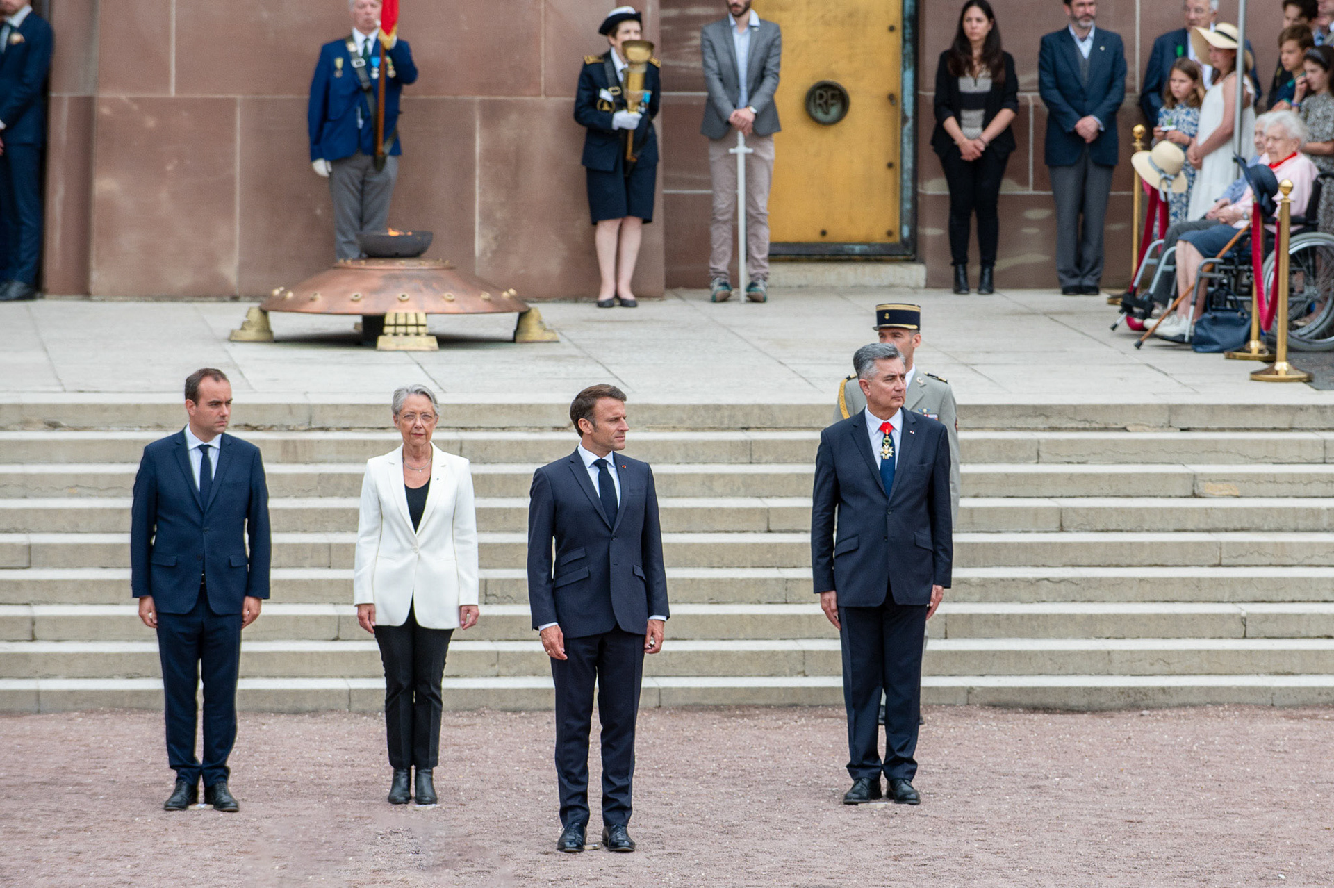 Emmanuel Macron, cérémonie du 18 juin, Mont Valérien