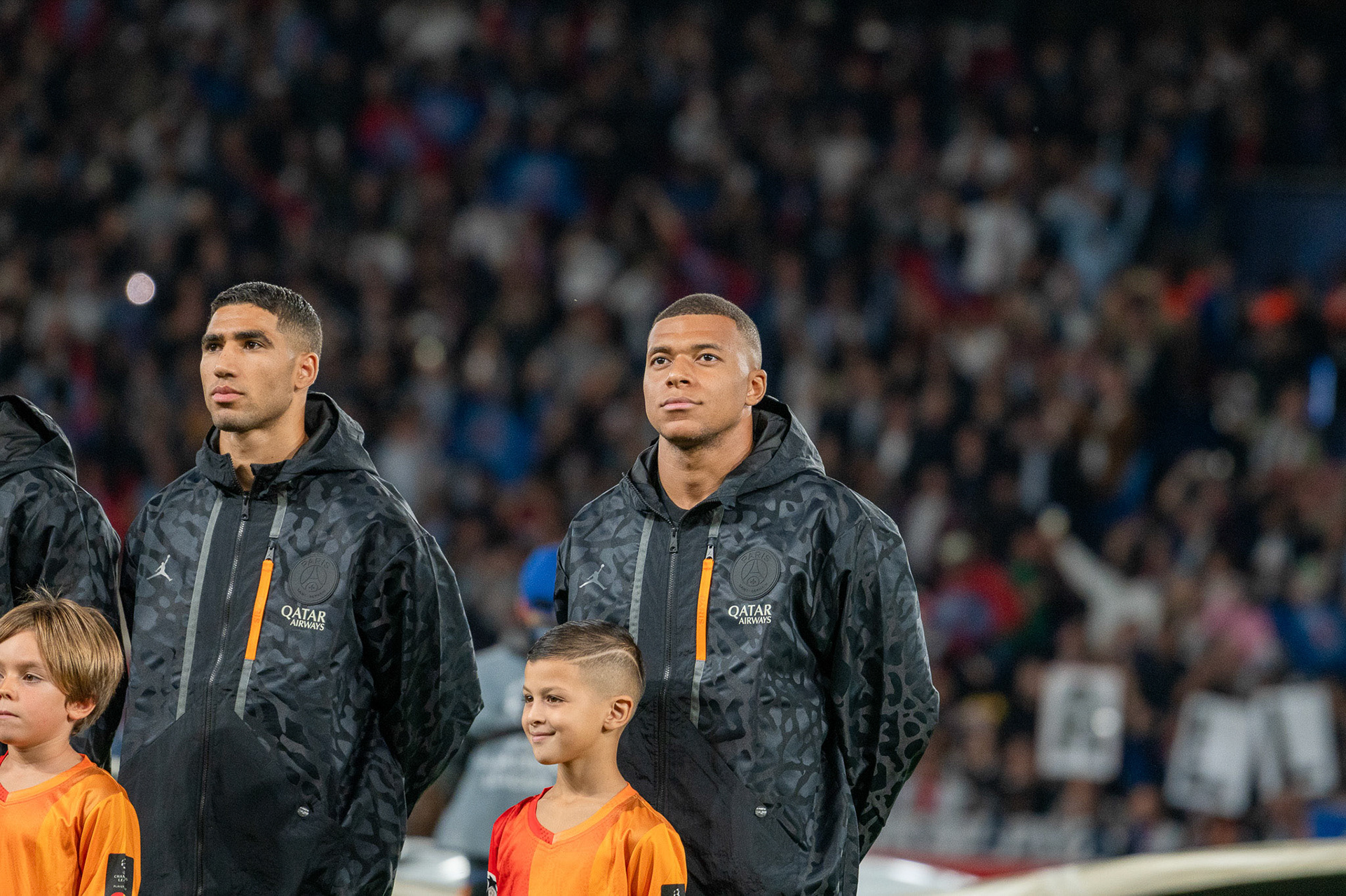 A. Hakimi, K. Mbappé, Champions League