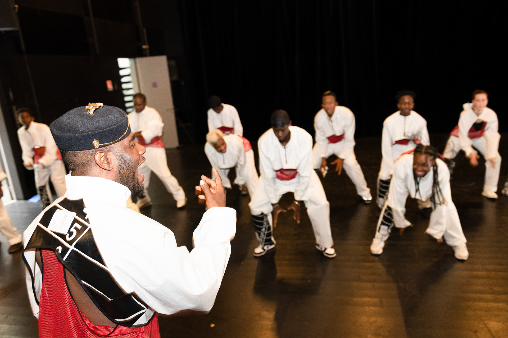 Préparation cérémonie d'ouverture des Jeux Olympiques de Paris 2024