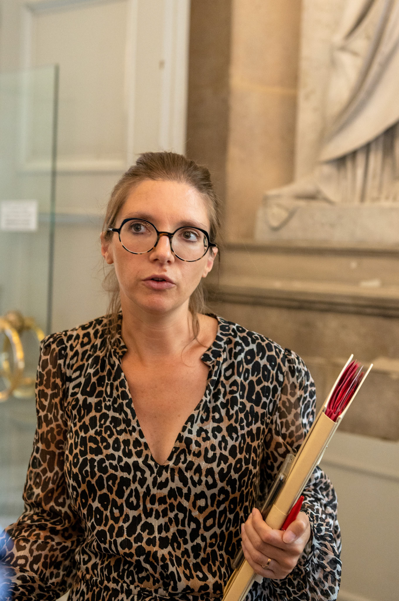 Aurore Bergé, salle des quatre colonnnes, Assemblée Nationale
