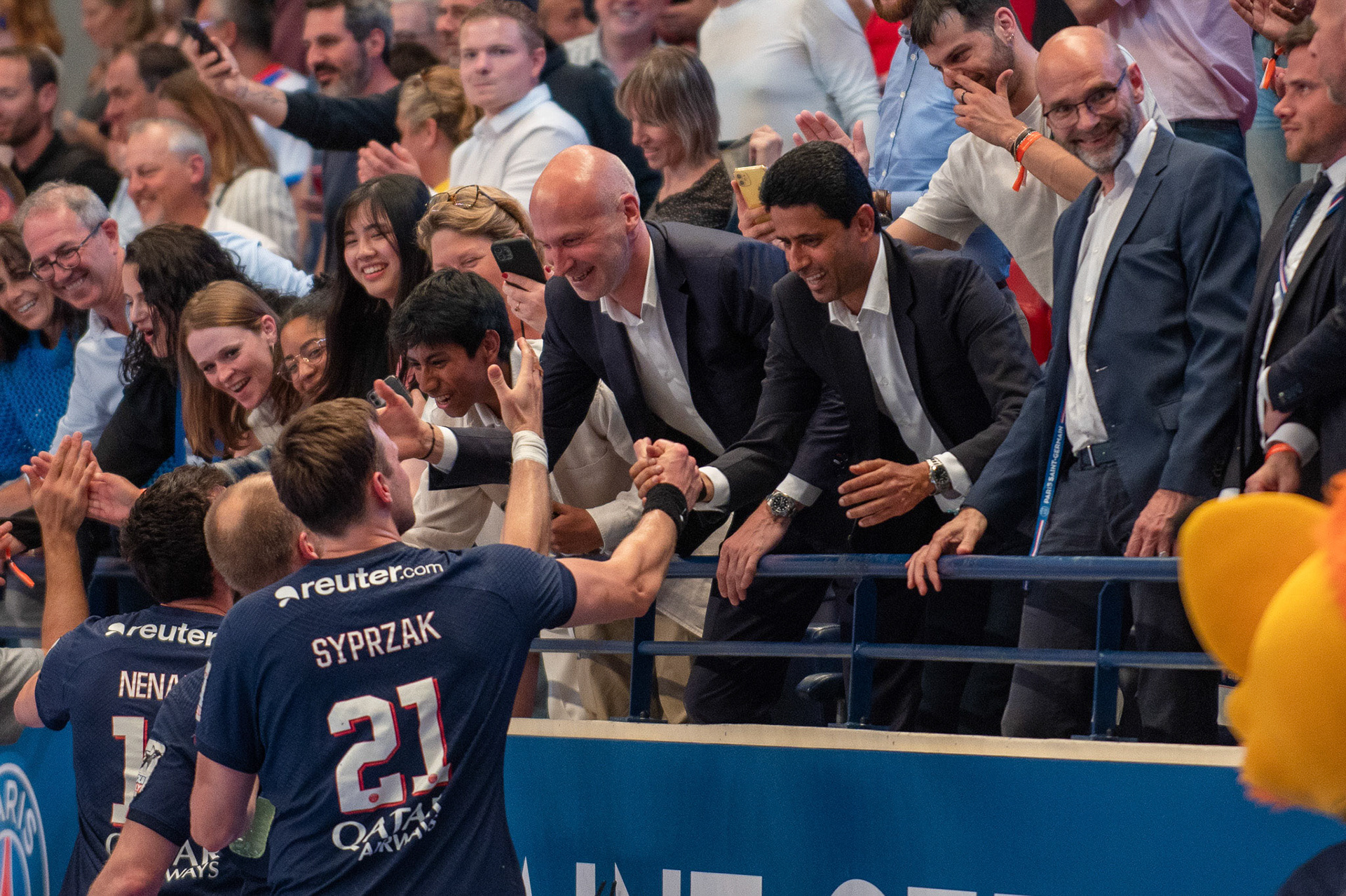 N. Al Khelaifi, Stade Pierre de Coubertin