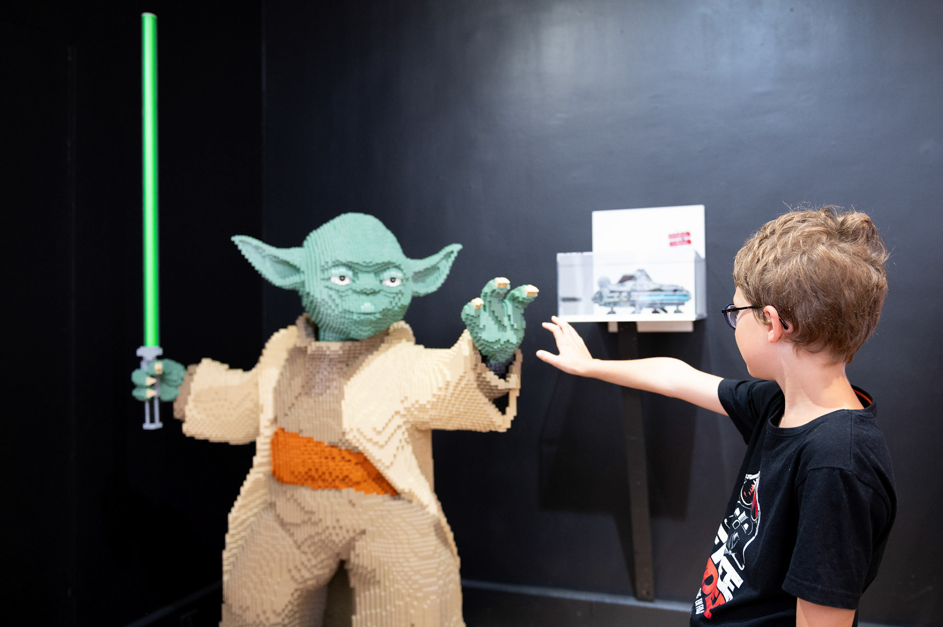 Face à face avec Yoda, 90e anniversaire Lego