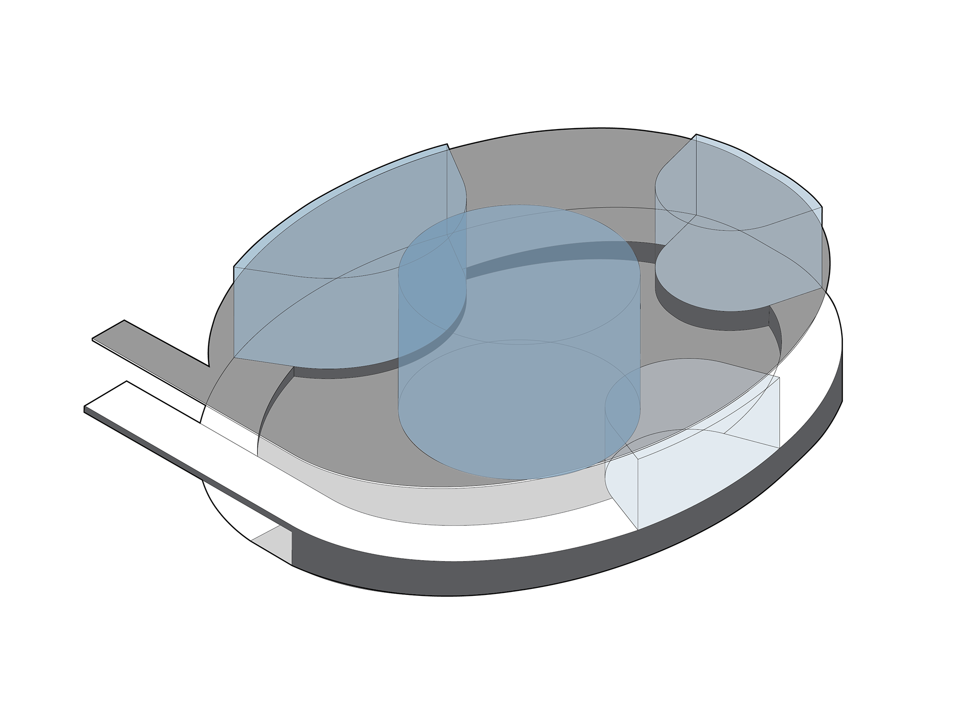 Flat Ceiling Creates Spatial Hierarchy at Exhibits